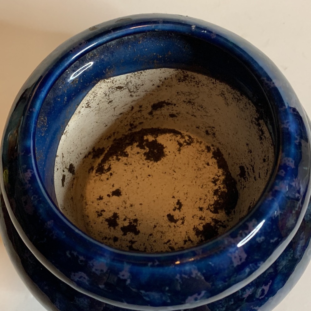 The Violet Pot Blue African Self Watering Planter Pot 1997 - Picture 2 of 6